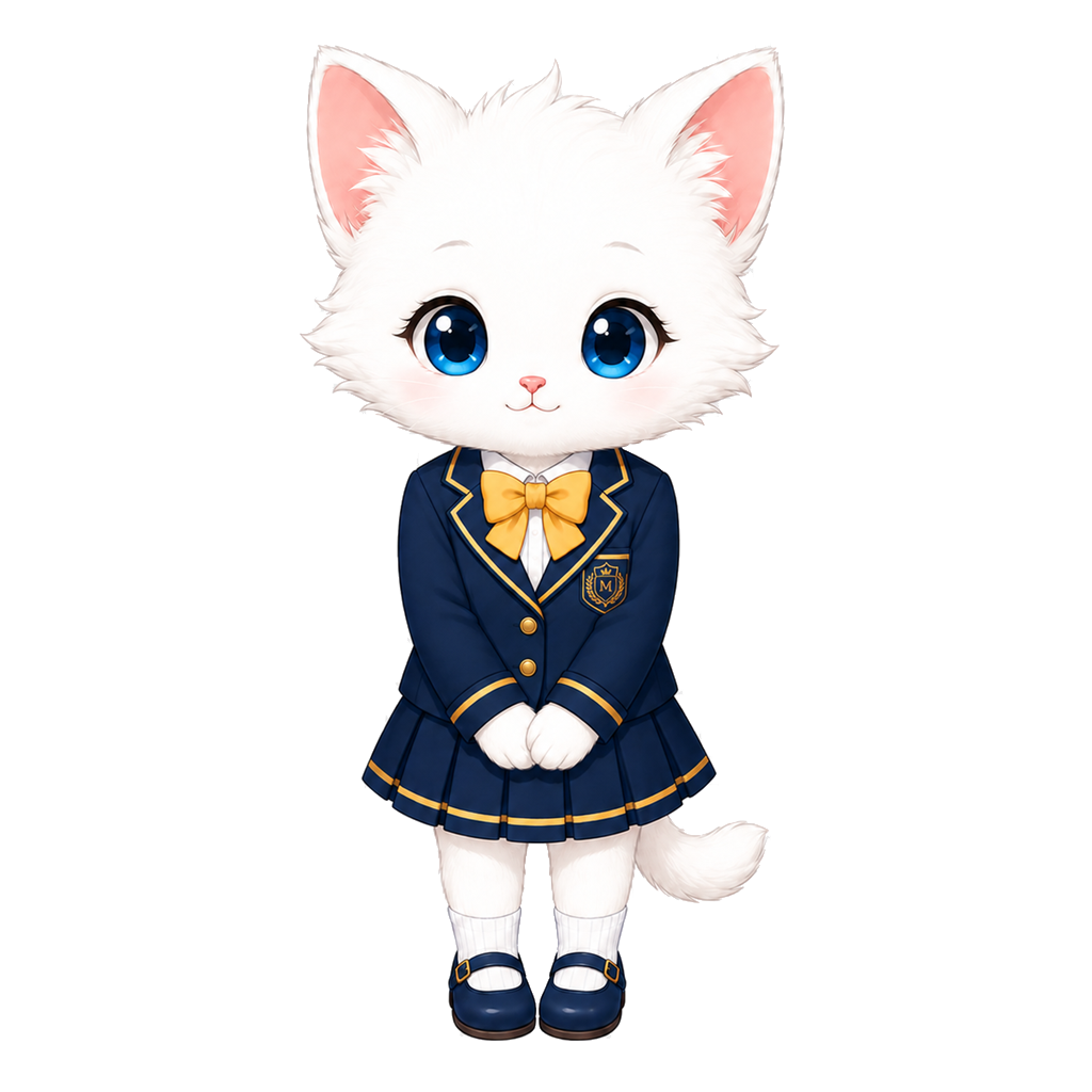 生徒りくちゃん・興味深く聞いている