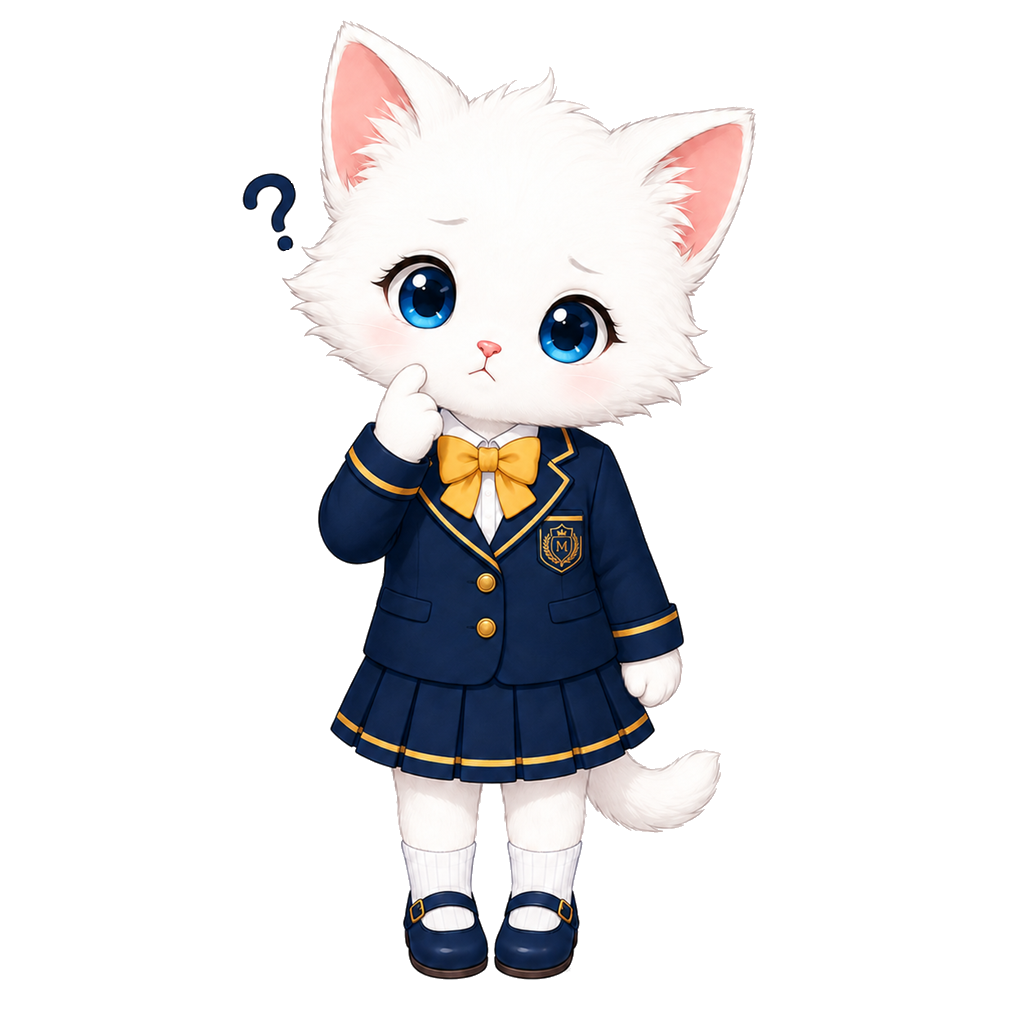 生徒りくちゃん・疑問を感じている