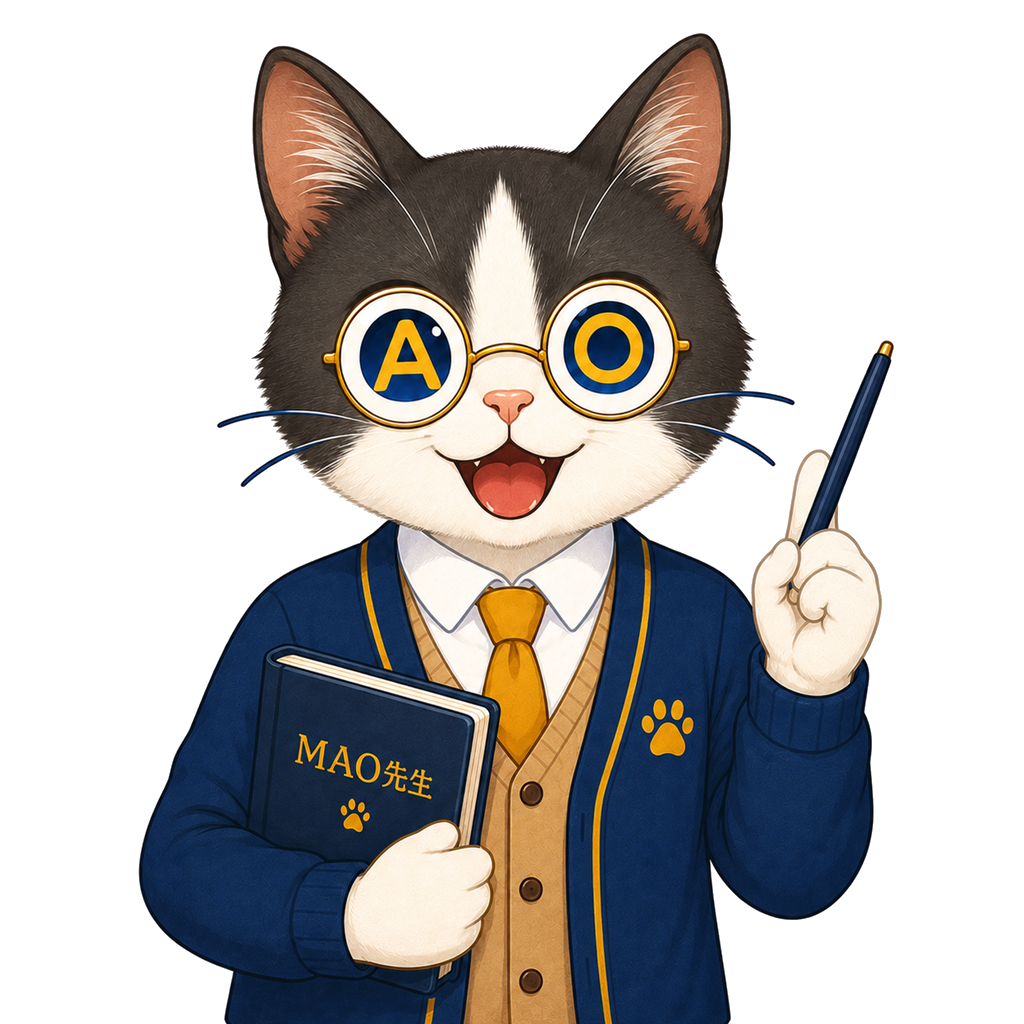 MAO先生・説明中