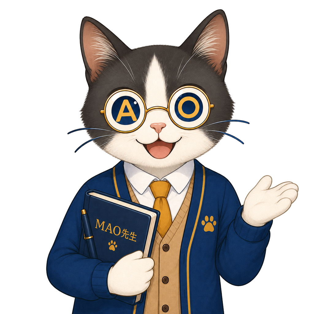 MAO先生・笑顔